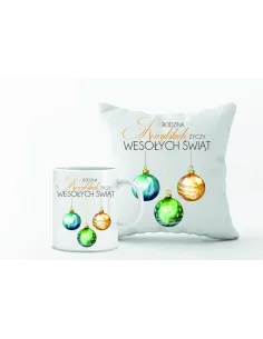 Kubek Zestaw Poduszka Nadruk Personalizowany Prezent Boże
