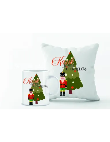 Kubek Zestaw Poduszka Nadruk Personalizowany Prezent Boże