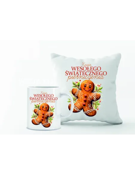 Kubek – Zestaw Poduszka Kubek Nadruk Personalizowany