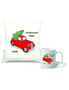 Kubek z Nadrukiem Zestaw Poduszka Kubek Nadrukiem Prezent