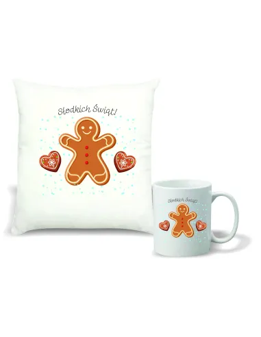 Kubek z Nadrukiem Zestaw Poduszka Kubek Nadrukiem Prezent
