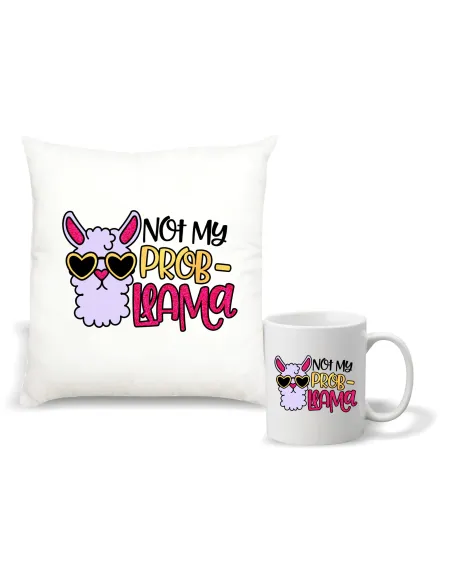 Kubek – Urodziny Zestaw Poduszka Nadruk Prezent Grafiką