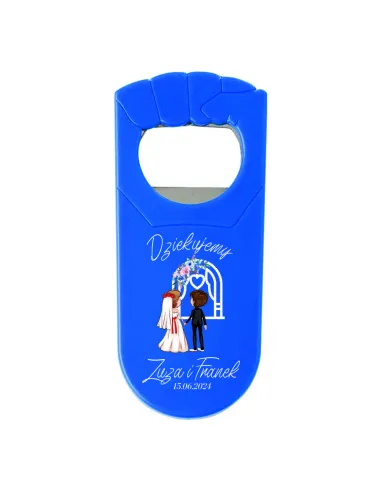 Otwieracz z Nadrukiem UV Podziękowanie Gości Przybycie