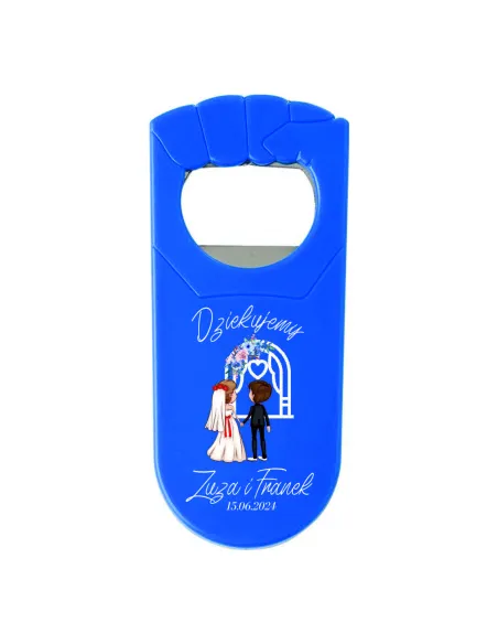 Otwieracz z Nadrukiem UV Podziękowanie Gości Przybycie