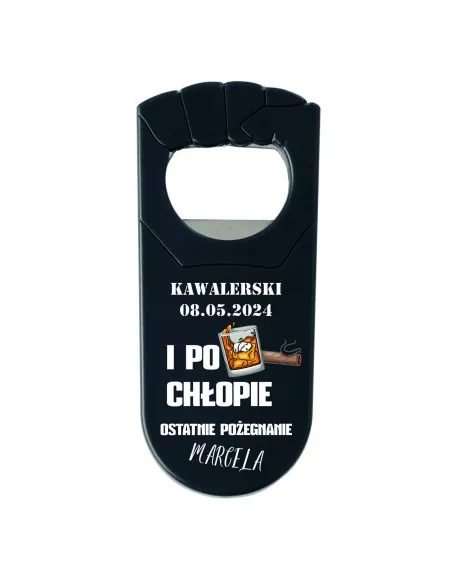 Otwieracz z Nadrukiem UV Prezent na Wieczór Kawalerski