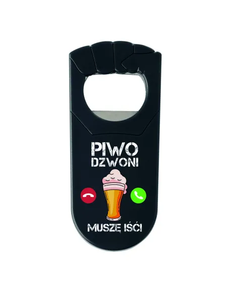 Otwieracz z Nadrukiem UV Prezent z Zabawnym Napisem Piwo
