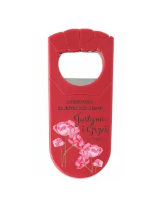 Otwieracz z Nadrukiem UV Prezent Podziękowanie na Ślub