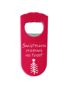 Otwieracz z Nadrukiem UV Prezent Świąteczny Twoim Napisem