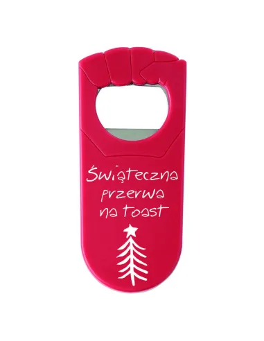 Otwieracz z Nadrukiem UV Prezent Świąteczny Twoim Napisem