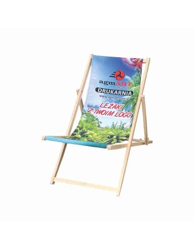 Leżak Reklamowy z Twoim z logo Tekstem Grafiką Fullprint