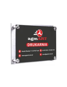 Tabliczka 20x15 Dibond Pleksa z Twoim logo Nadruk UV +