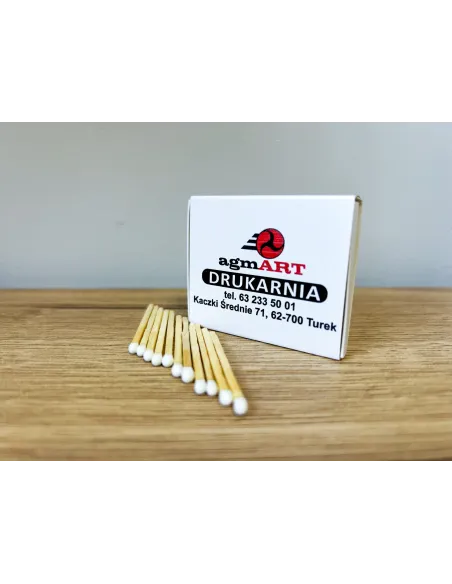 Zapałki Reklamowe z Twoim 50 sztuk Nadrukiem logo Tekst