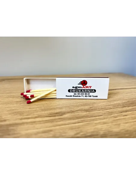 Zapałki Reklamowe z Twoim Personalizowany z Nadrukiem