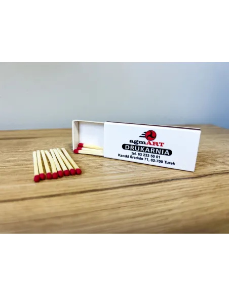 Zapałki Reklamowe z Twoim Personalizowany z Nadrukiem