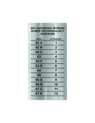 Tabliczka Personalizowany z Grawerem Grawerowana Laminat
