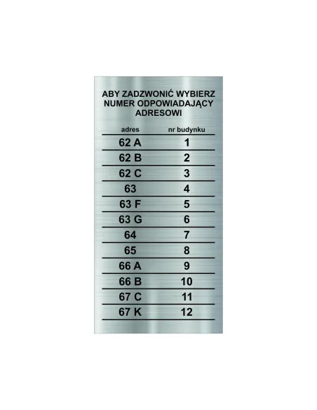 Tabliczka Personalizowany z Grawerem Grawerowana Laminat