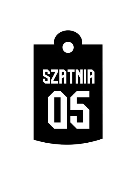 Grawer Brelok Bryloczek Zawieszka do Kluczy 20 szt Numer