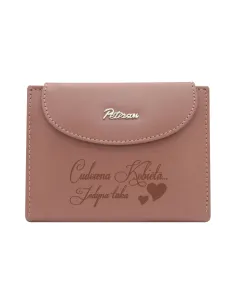 Portfel Damski Skórzany Grawer Prezent Święta Twój Napis