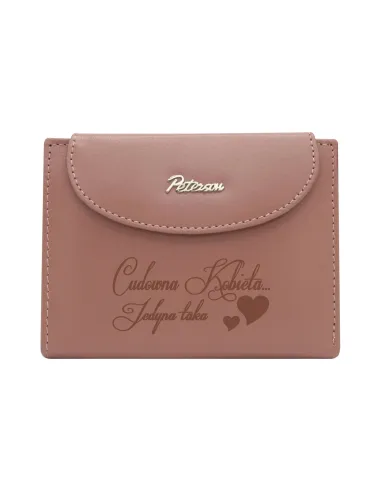 Portfel Damski Skórzany Grawer Prezent Święta Twój Napis