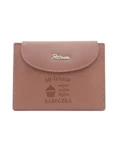Portfel Damski Skórzany Grawer Prezent na Urodziny Twój