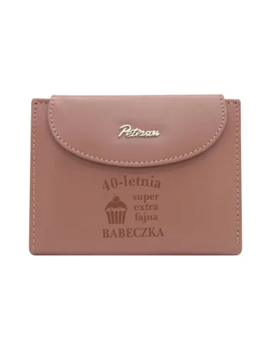 Portfel Damski Skórzany Grawer Prezent na Urodziny Twój