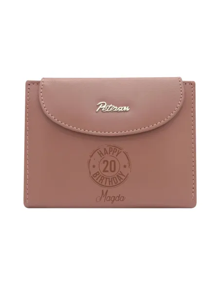 Portfel Damski Skórzany Grawer – Prezent na Urodziny