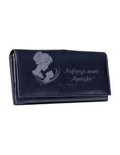 Portfel Damski Skórzany Grawerem Personalizowany Prezent