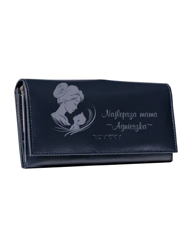 Portfel Damski Skórzany Grawerem Personalizowany Prezent