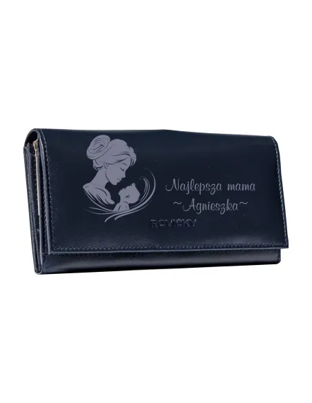 Portfel Damski Skórzany Grawerem Personalizowany Prezent