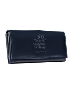 Portfel Damski Skórzany Grawerem Personalizowany Urodziny