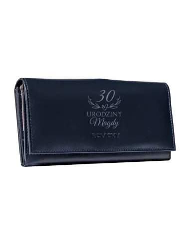 Portfel Damski Skórzany Grawerem Personalizowany Urodziny