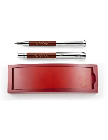 Zestaw Piśmienniczy Długopis Pióro Kulkowe Grawer Imieniem