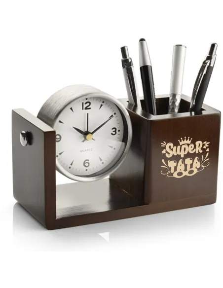 Grawerowany Przybornik na Biurko – Prezent dla Taty