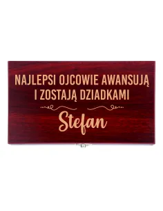 Zestaw Grawerowany Wina Prezent Personalizowany Dziadka