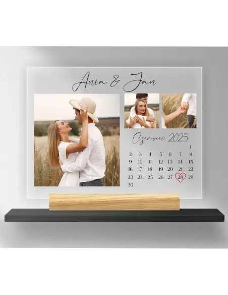 Wyjątkowy Dzień Wasze Zdjęcie Data Wydruk Plexi Prezent