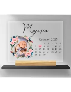 Wyjątkowy Dzień Zdjęcie Data Imię Wydruk na Plexi Narodziny