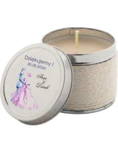 Świeczka Zapachowa Podziękowanie dla – Gości Ślub Wesele