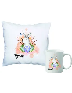 Kubek – Zestaw Poduszka Kubek Prezent Świąta Wielkanocne