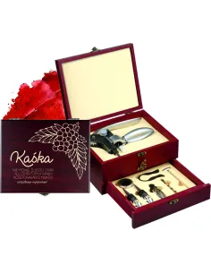 Grawerowany Zestaw Akcesoria do Wina Prezent dla Miłośnika