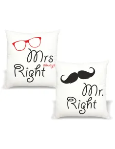 Poduszka z Nadrukiem dla Małżeństwa Pary Personalizowany
