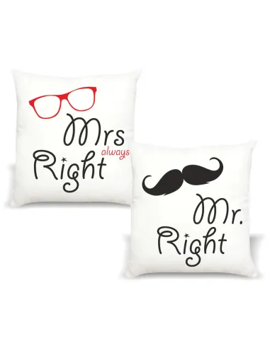 Poduszka z Nadrukiem dla Małżeństwa Pary Personalizowany