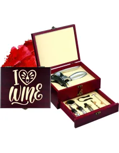 Zestaw Akcesoriów Winiarski z Indywidualnym Grawerem