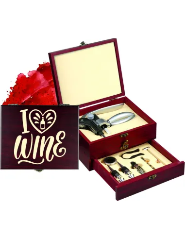 Zestaw Akcesoriów Winiarski z Indywidualnym Grawerem