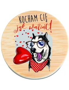 Otwieracz do Piwa Drewniany Personalizowany z Nadrukiem