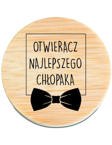 Otwieracz do Piwa Drewniany – Prezent na Dzień Chłopaka