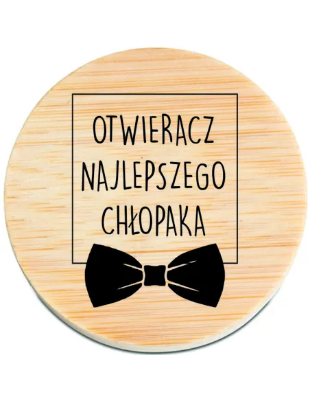 Otwieracz do Piwa Drewniany – Prezent na Dzień Chłopaka