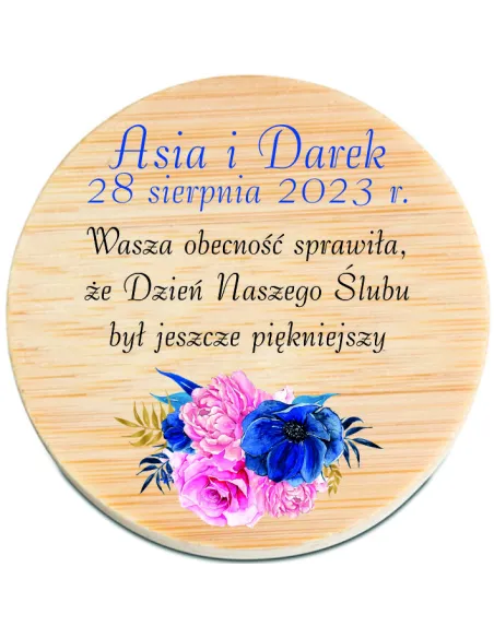 Otwieracz Drewniany z Magnesem 50szt – Personalizacja