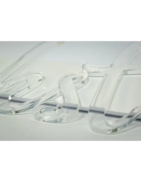 Litery Cyfry Napisy logo 3D z Plexi 8 cm Dowolny Napis