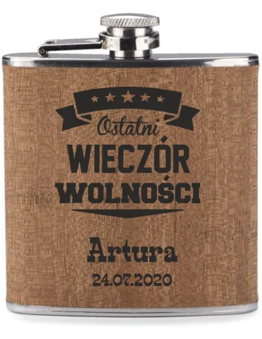 Grawer Piersiówka 200 ml 200 ml Personalizowany Prezent