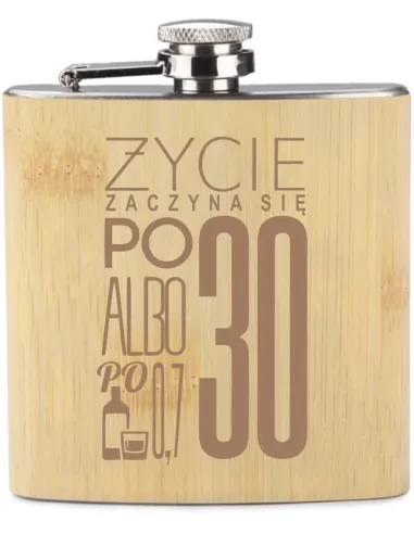 Grawer Piersiówka 200 ml Personalizowany Urodziny Prezent